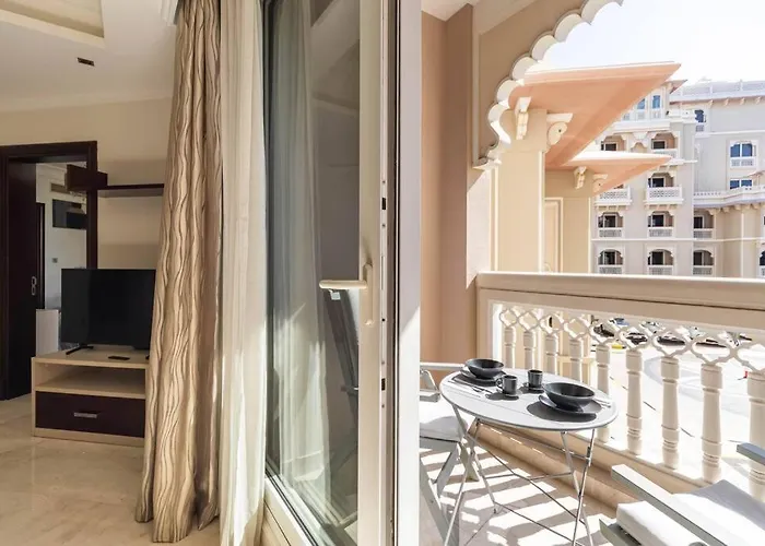 Luxury 1 Bedroom With A Private Beach Taj Granduer Residence At Palm